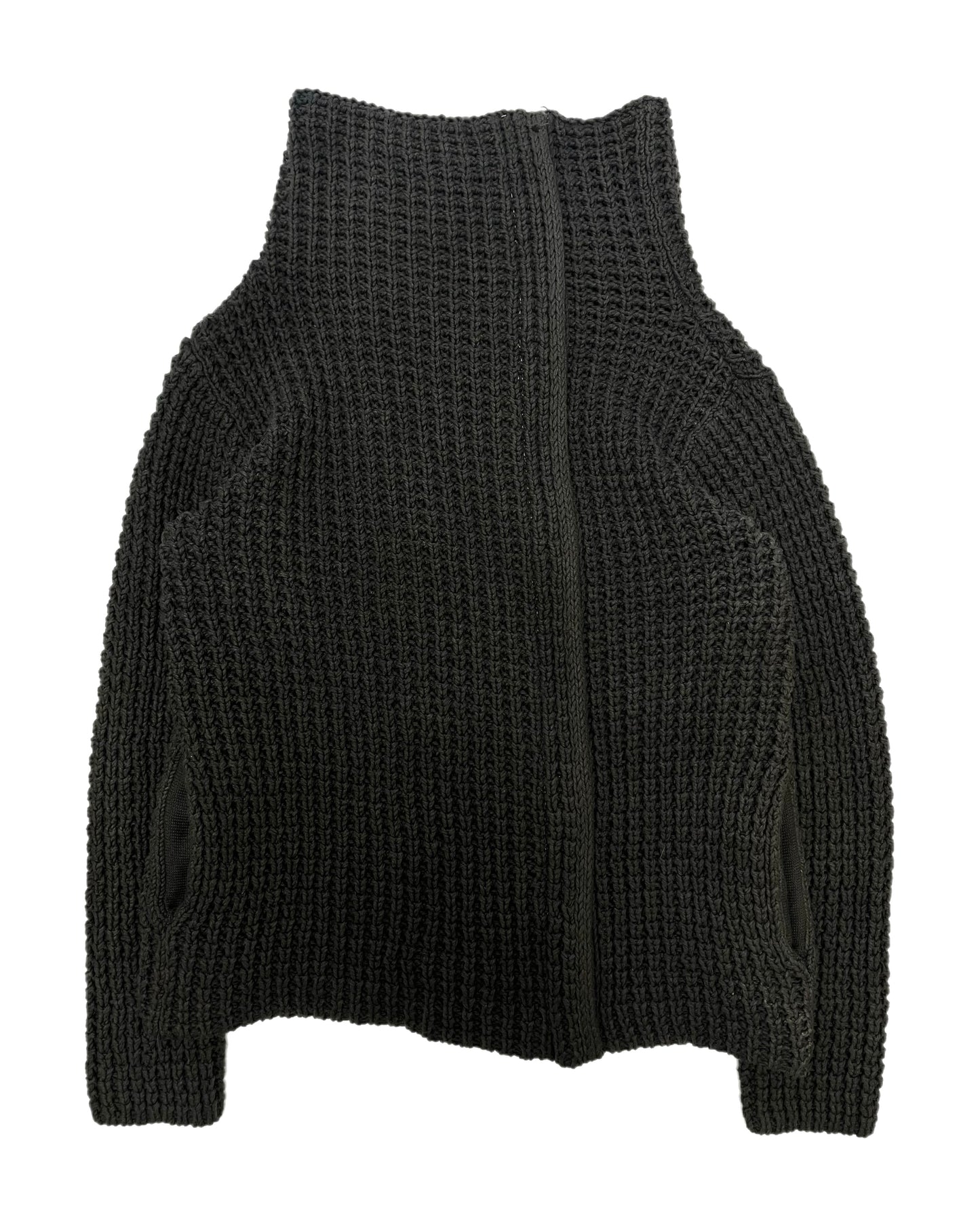 Heavy Hand-Knitted Washed Sweater