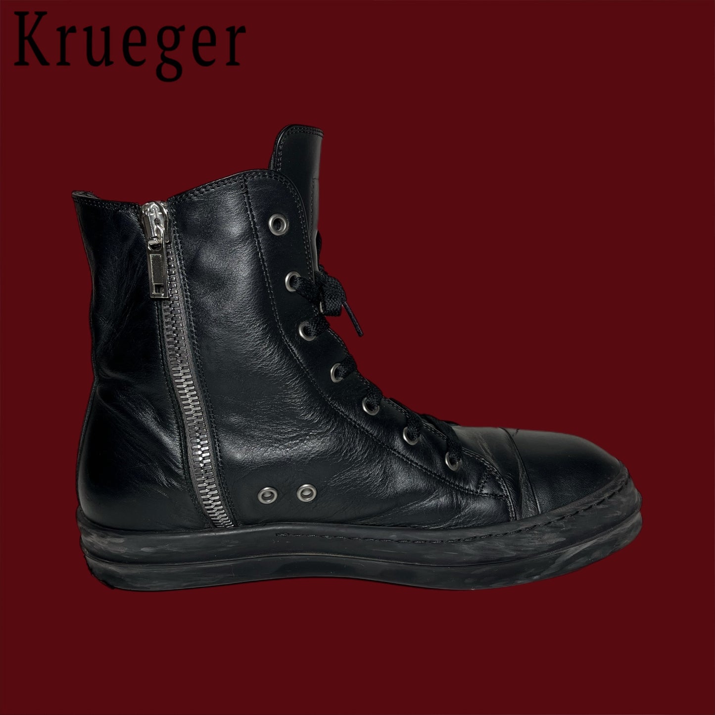 Rick Owens Leather Ramones Mainline