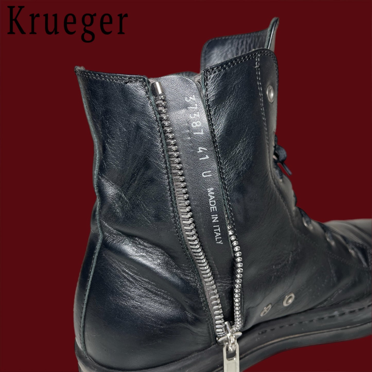 Rick Owens Leather Ramones Mainline