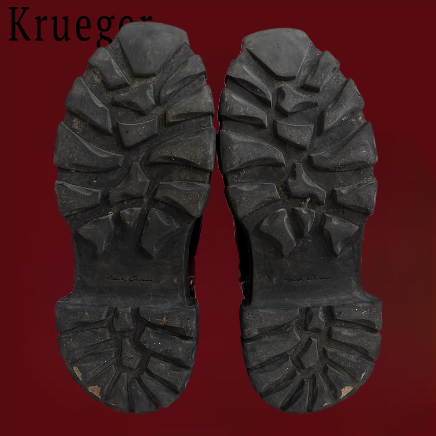 Rick Owens Army Bozo Tractor Boots