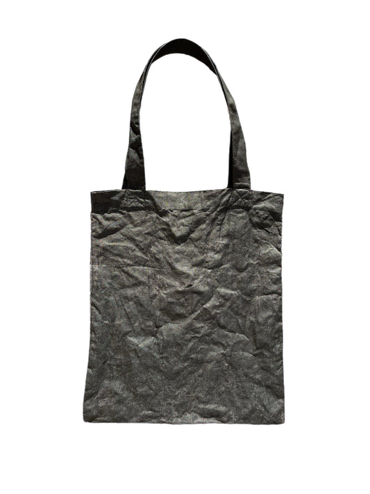 Shiny Black Tote Bag