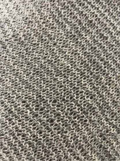 Grey Melange Knitted Scarf