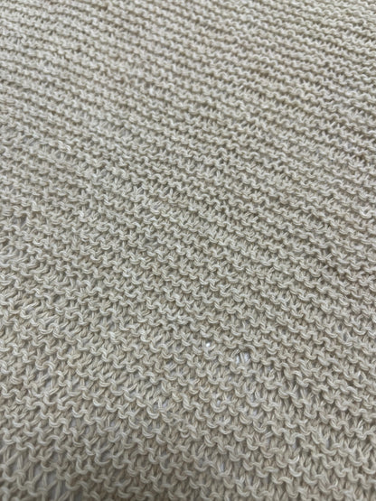 Light Beige Knitted Scarf